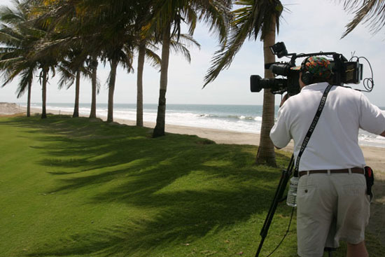 beachshoot Filming in Mexico