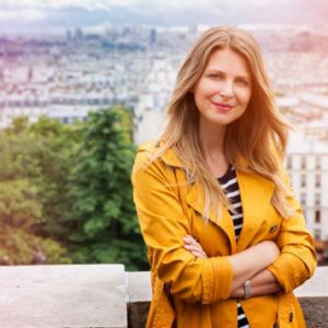 woman standing on rooftop